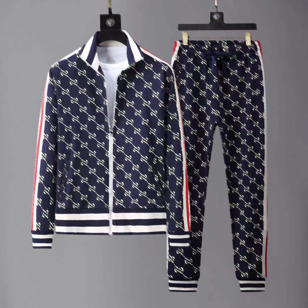 Nouveaux hommes survêtement survêtements costume de sport hommes sweats à capuche vestes survêtements survêtement costumes veste pantalon ensembl