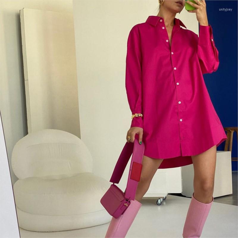 

Women' Blouses Women' Casual Shirt 2023 Long-Sleeved Cotton Solid Color Cardigan Soft Temperament Medium Length, Blue