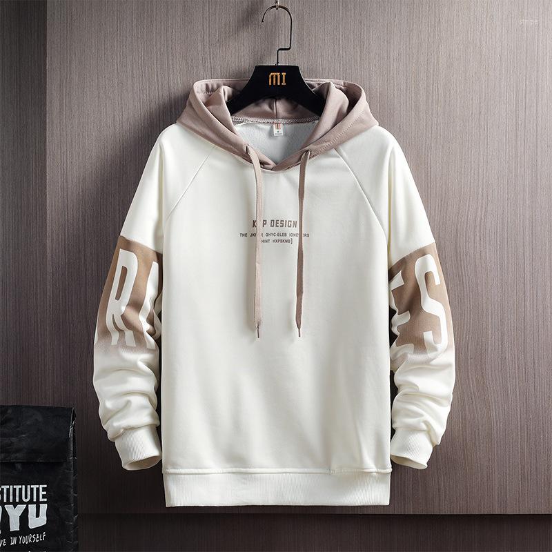 

Men's Hoodies Sweatshirts Spring Autumn Fashion Print Men Streetwear Trend Clothing Hip Tops, Grey
