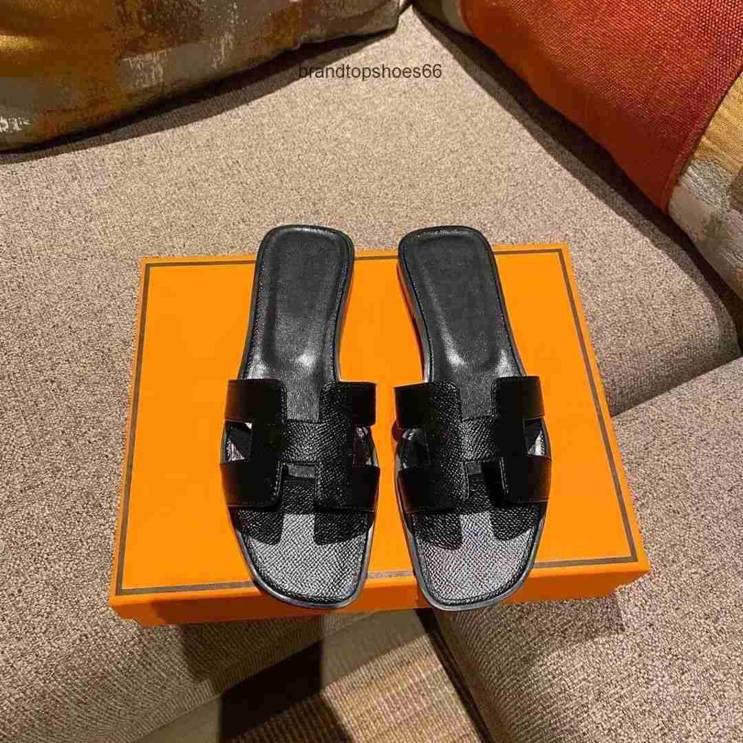 

Hermz Women Oasis Definition Oran Leather Sandals High 2023 h Designer Wear Girl Flat Slipper Bottomed Summer 6gac, Wine red (sheepskin)