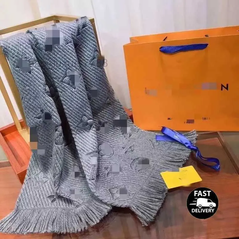 

2023 Knit Scarf Set For Men Women Winter Wool Fashion Designer Cashmere Shawl Ring Luxury Plaid Check Sciarpe Echarpe Homme278m