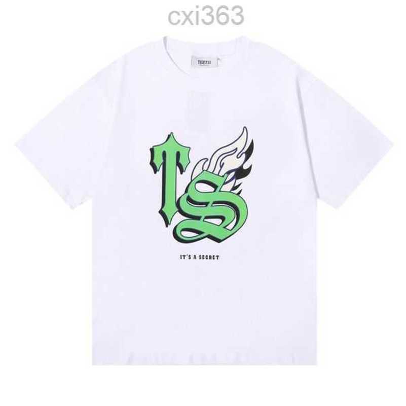 

Men' T Shirts 2023 Arrivals Trapstar Shirt Men Women Outdoor Loose Cozy Short Sleeve Black White All-match Top Tee Leisure trend fashion3IT5