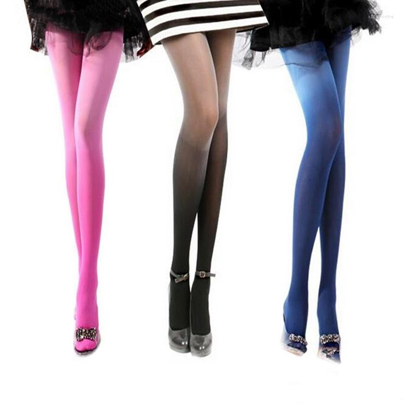 

Women Socks CUHAKCI Pantyhose Sexy Tight Summer 60 Denier Tights High Quality Thin Colorful Pink Gray Green Female, W008 coffee