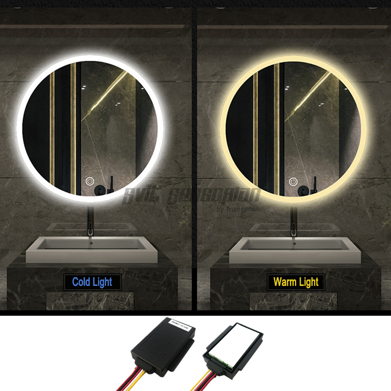 1 Piece CAN ADJUST colder Or warmer LIGHT COLOUR Bathroom LED Mirror Touch Dimmer Sensor Touch Switch For Cabinet or Bathroom-image-463759129