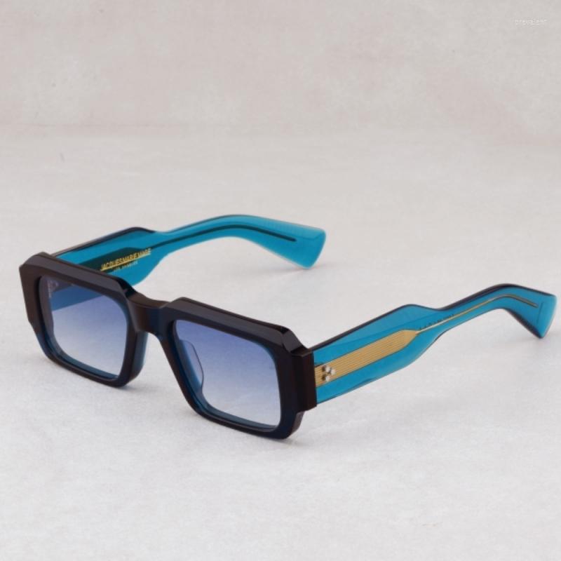 

Sunglasses JMM Jacques MIGLIAI 2023 Square Fashion Quality Solar Glasses Stylish Classical Acetate Handmade Prescription Eye