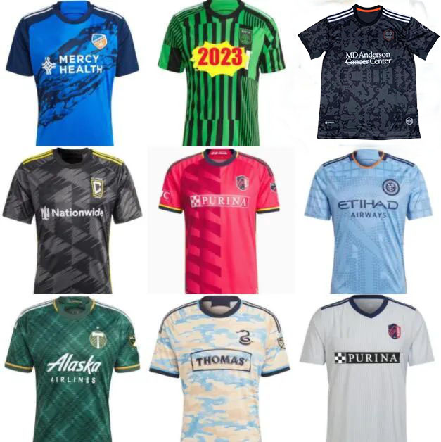 

2023 Portland Houston Timbers Dynamo soccer Jersey Inter St. L ouis City Miami 23 24 New York City Philadelphia FC Cincinnati Union Columbus MORALEZ football shirt, Adult6