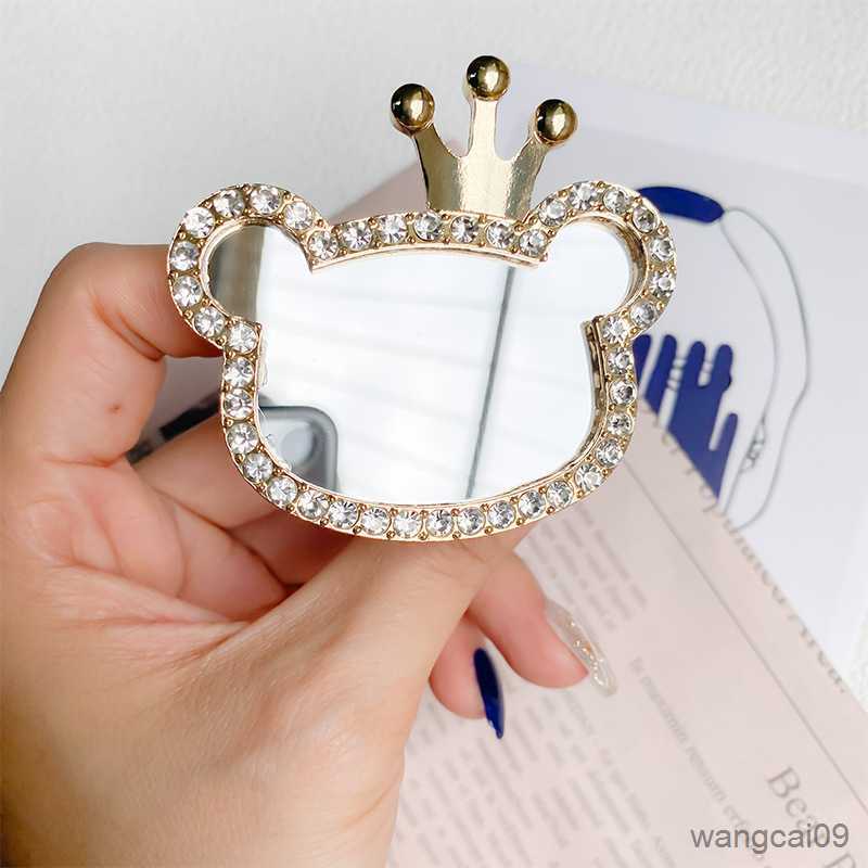 

Cell Phone Mounts Holders Bear Cell Phone Holder Grip Bracket for Fold Foldable Car Folding Mobile Socket Stand R230605