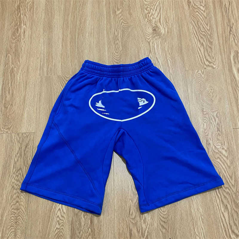 

2023 New Designer Mens Corteizs Shorts Short Sleeve Cargos Pants Ship Print Ins Fashion Hip Hop Skateboarding Casual Uk French High Street Whv2