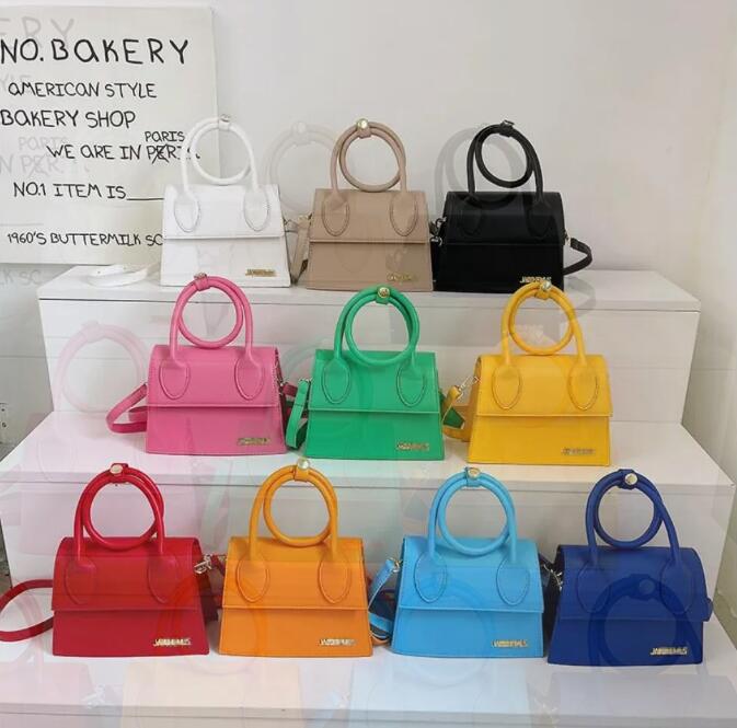 

5A Top Genuine Leather Luxury Designer jaquemus Handbags bags for women Fashion Women's Shoulder Bags Crossbody Bags Wallet bolso mujer, Black