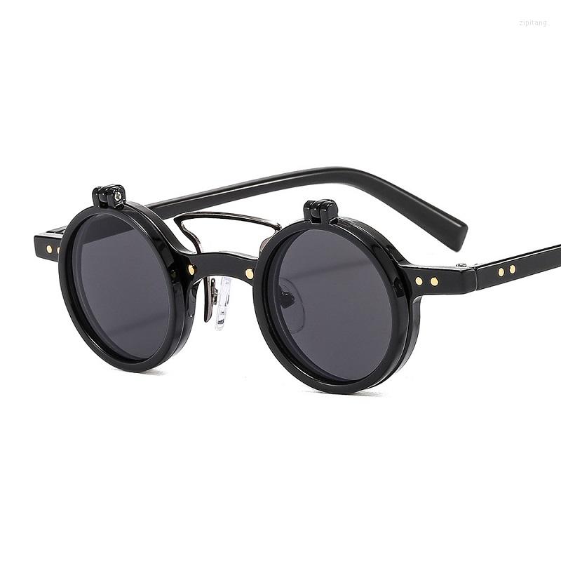 

Sunglasses ZLY 2023 Fashion Round Women Men Luxury Colorful Plastic Lens Frame Elegant Trending Eyewear Sun Glasses UV400