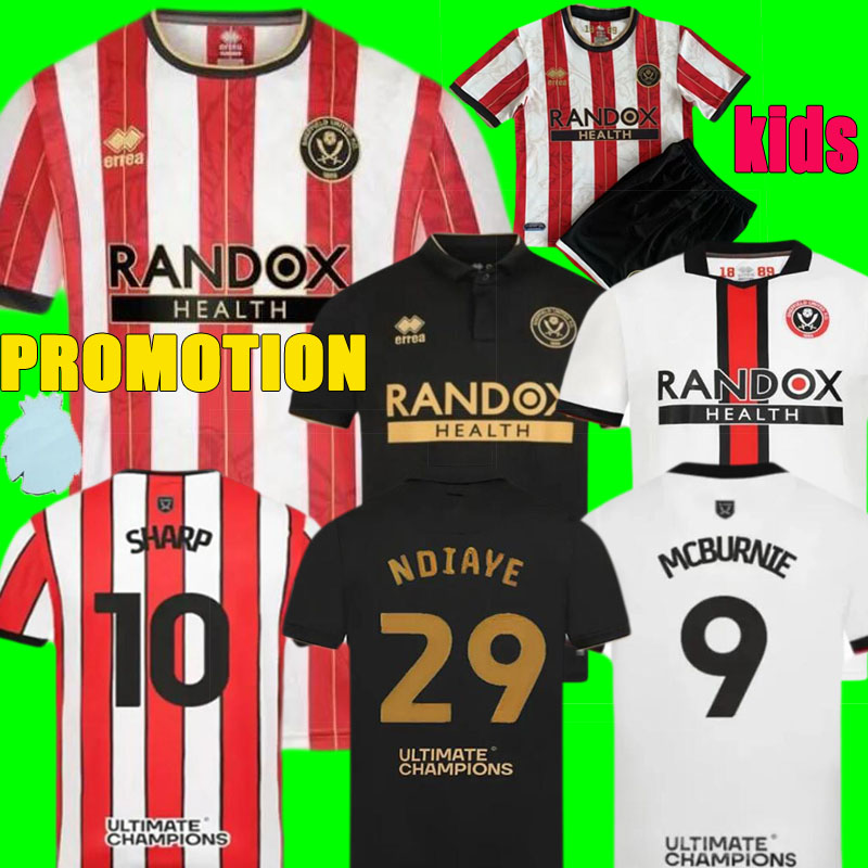 

22 23 SHEFFIELD Promotion soccer jerseys Special Limited Edition Sander Berge UNITED John Egan Rhian Brewster Anel Ahmedhodzic Oliver men kids kits football shirts