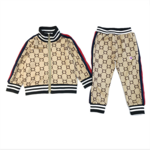 

Kids Designer Clothing Sets New Luxury Fashion Letter Jackets Casual Print Tracksuits Boys Clothes, Blue