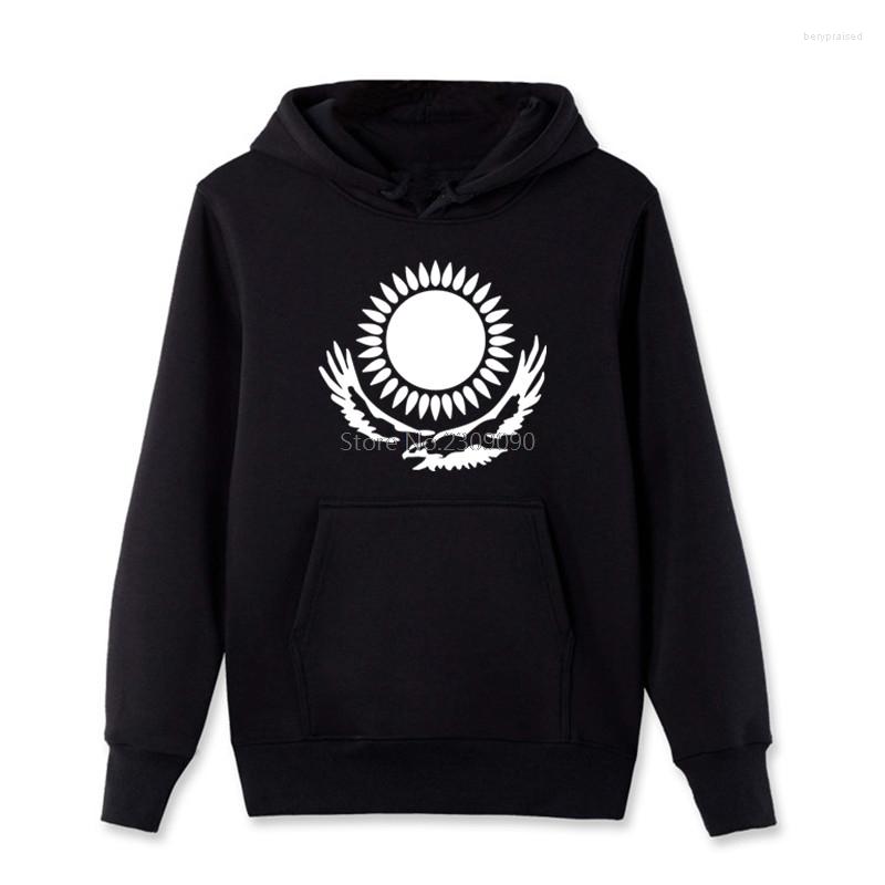 

Men's Hoodies Sweatshirts Kazakhstan Sweatshirt Men Cotton Funny Flags Spring Autumn Male Shirt Hip Coat Tops, White