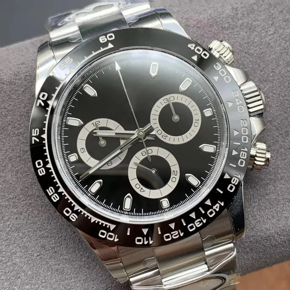 

Clean factory ceramic bezel 904L watch stainless steel sapphire depth 4130 movement luxury men's automatic mechanical watch, 12