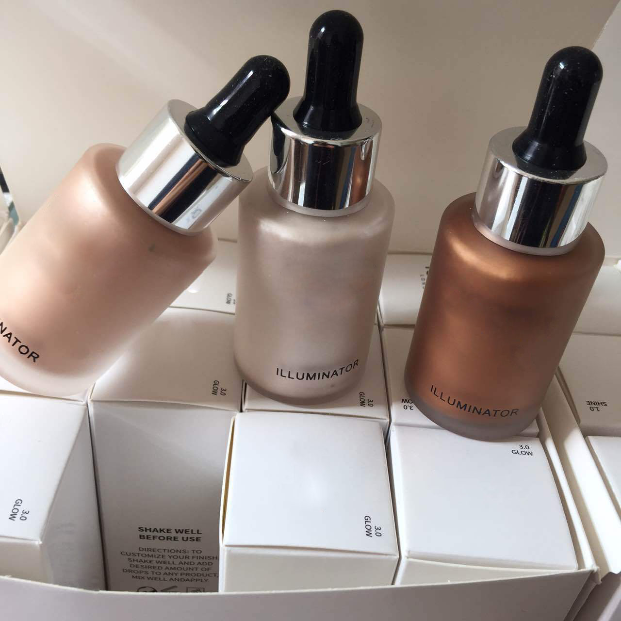 

Liquid Highlights 4 Colors Glow Shine Original Highlight Cosmetics Fast Shipped