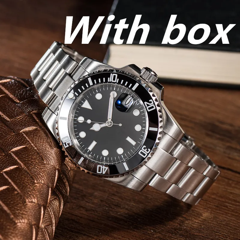 

2023U1 mens automatic mechanical ceramics watches 41mm full stainless steel Gliding clasp Swimming wristwatches sapphire luminous watch u1 f, Colour 8