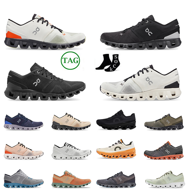 

ON Designer Cloud X 3 running shoes clouds ivory frame rose sand Eclipse Turmeric Frost Acai Yellow workout and cross low oncloud men women sports sneakers trainers