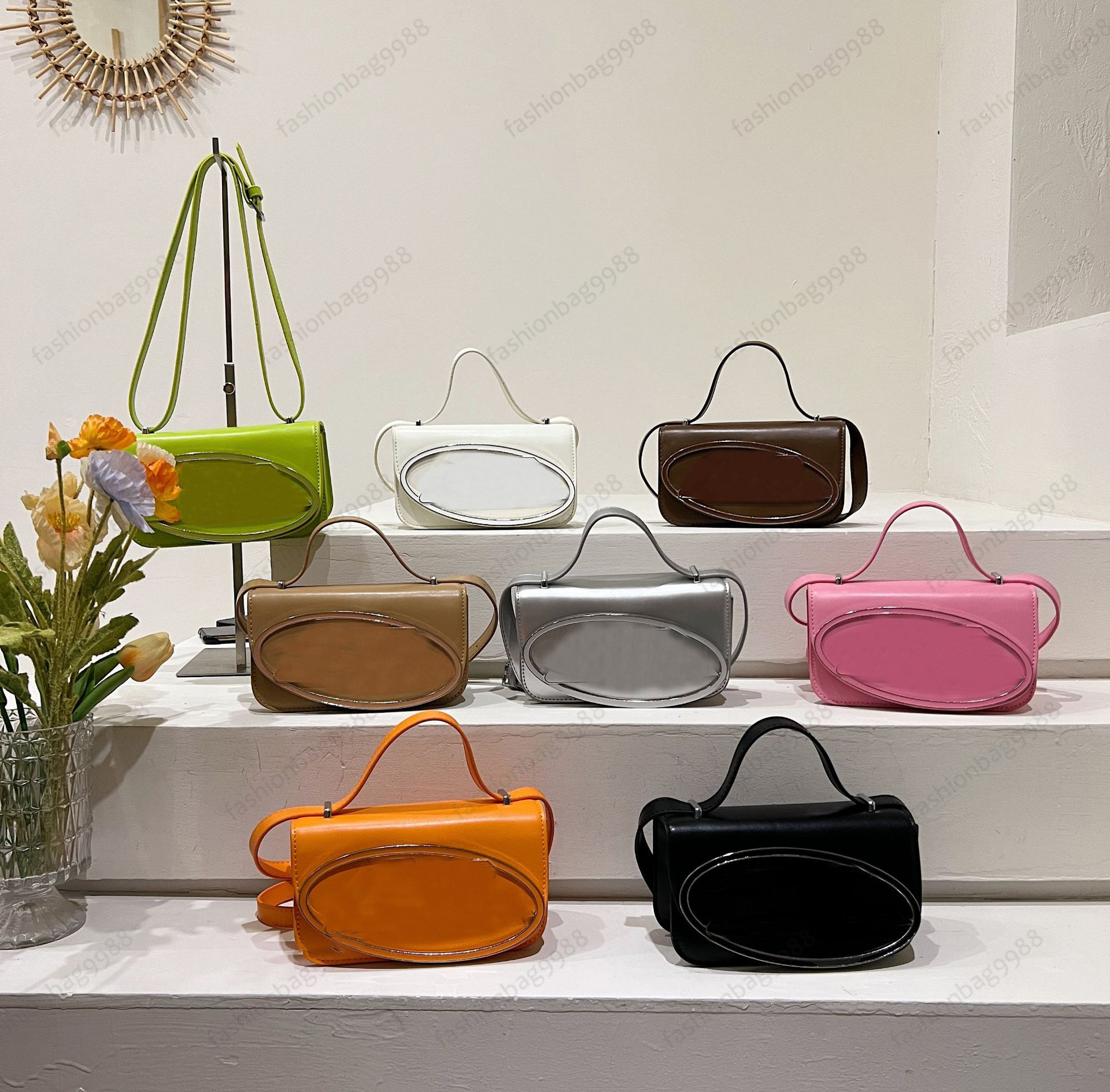 

Women Designer Shoulder Bags Luxury Girls Fashion Purses Handbags Summer Color Long Strap Crossbody Bag Ladies female Diesessss nappa leather tote casual clutch, Color 1
