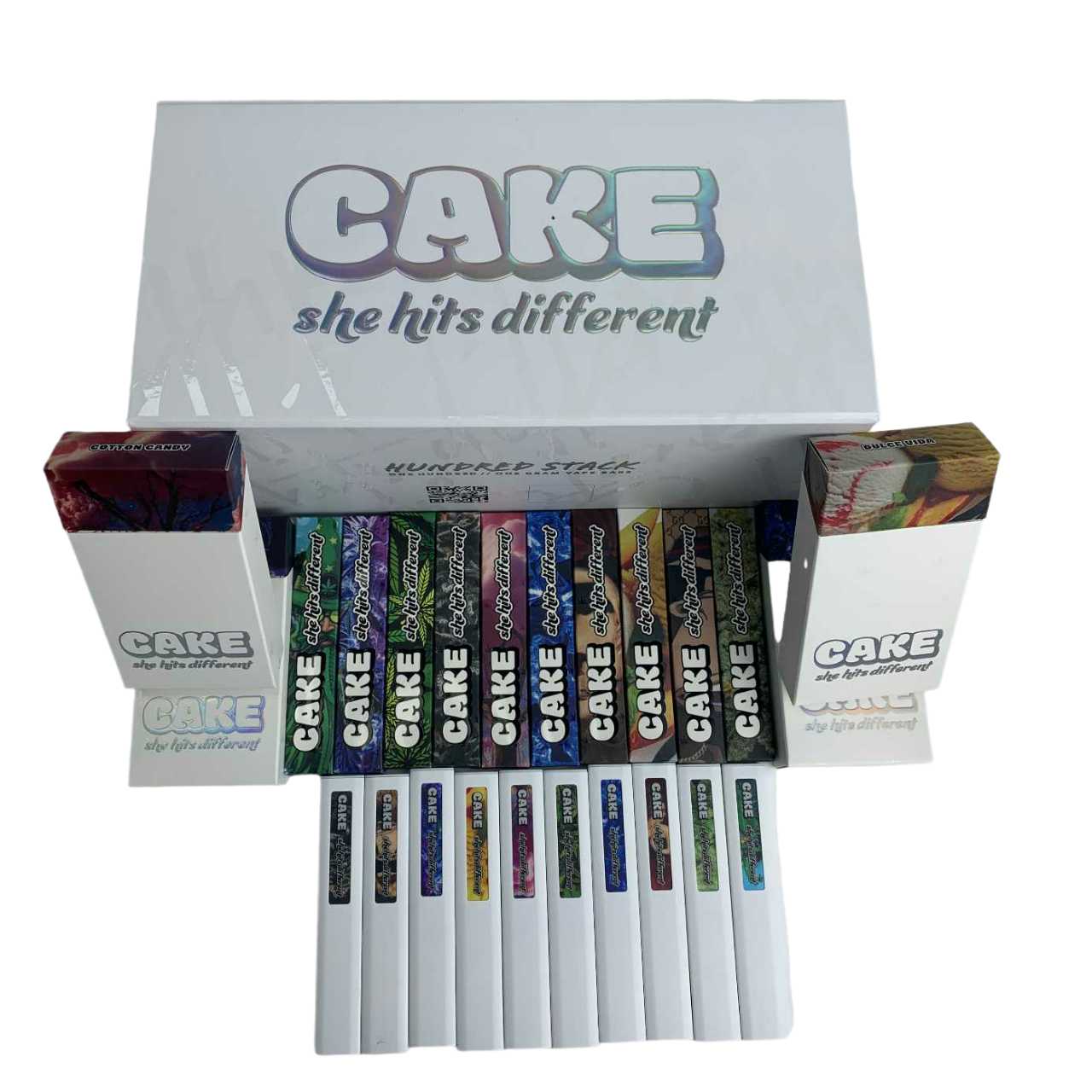 

Popular Cake Disposable Vape Pens E-Cigarette 1ml Empty Cartridges Ceramic Coil 280mAh Rechargeable Battery with Pakaging 10colors