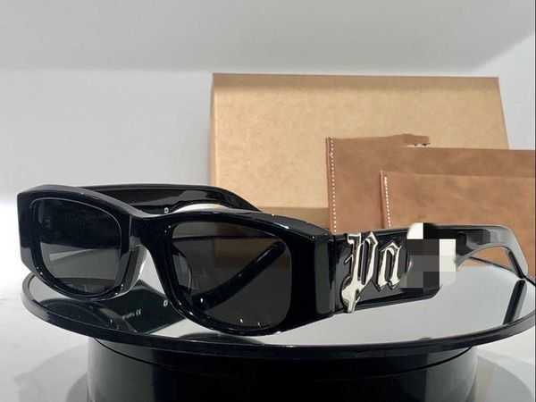 

Brand Design Sunglasses Ins Trendy Angl Shades Fashion Square Sunglass Men's Letter Legs Plam Hip Hop Women Uv400 High Quality Sun Glasses for Men 2plgl