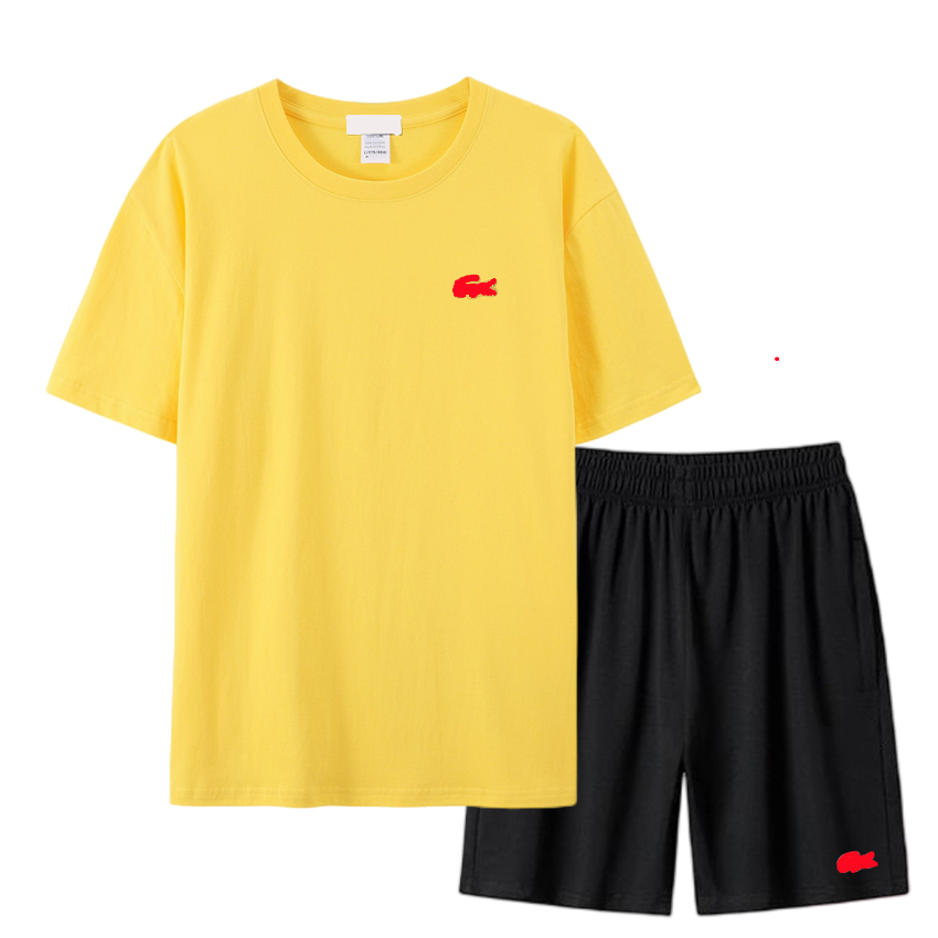 

Fashion Summer Designer Men's Tracksuits Short Sleeve Shorts Suit 2 Piece Set 2023 Brand Classic Men's T-Shirt Beach Pants 2pcs Sports Casual Suits, 15