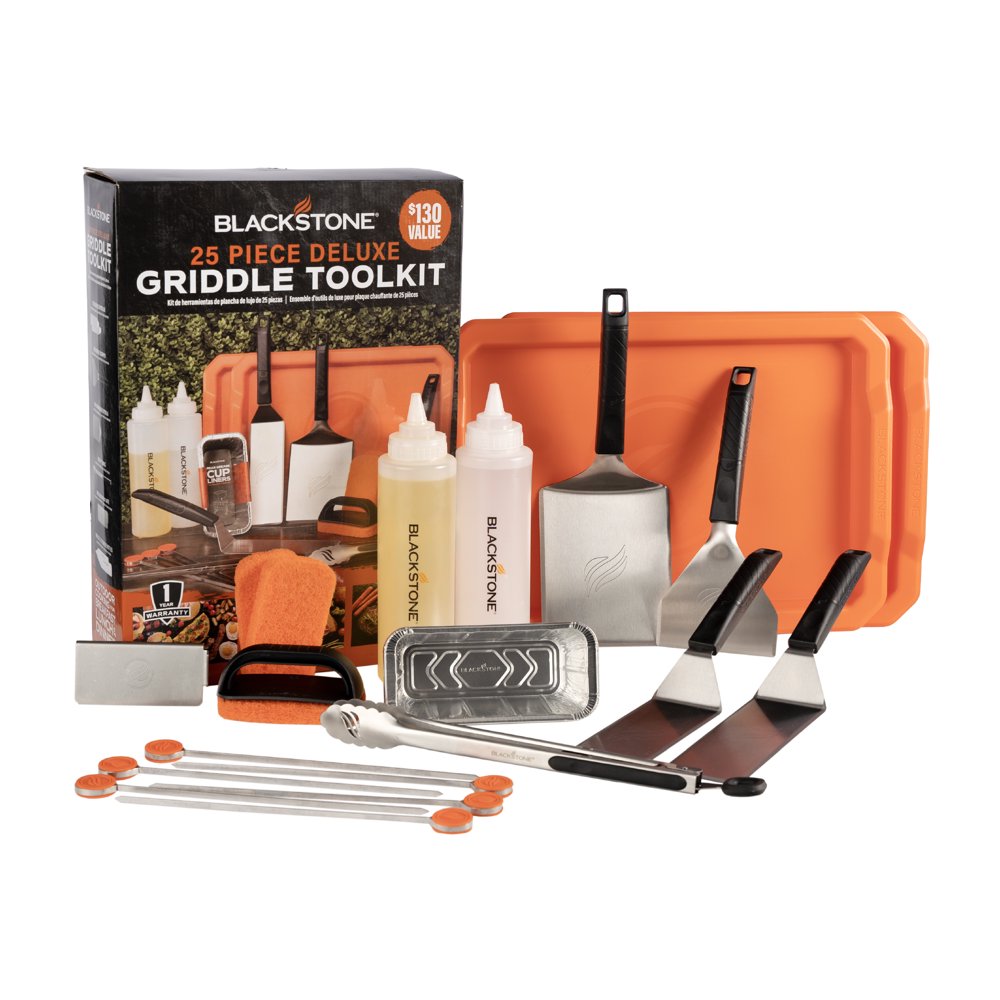 

Blackstone 25 Piece Griddle Tool Kit Gift Set for Outdoor Cooking