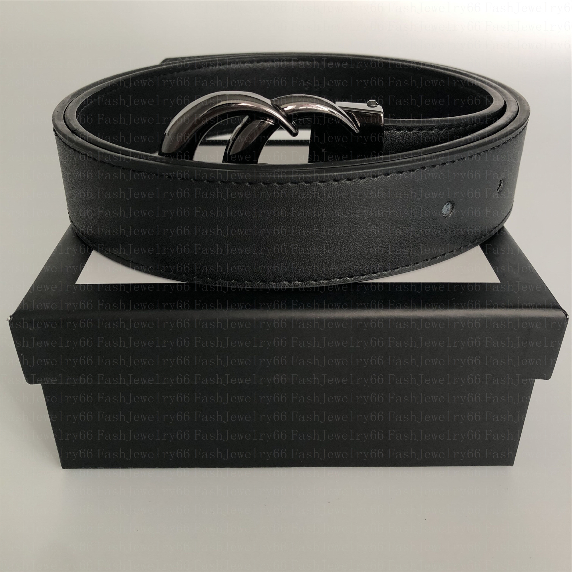 

Fashion Men Women Solid Belt Womens Genuine Leather Black And White Color Bronze big buckle Designers Cowhide Belts For Mens Luxurys Waistband with box, Color 8