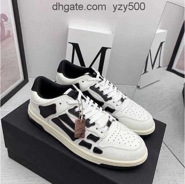 

New luxury Van Gogh quality brand leisure shoes ami men's bone stitching leather platform high¡aMiRi¡quality ri sports 38-45 yards ami, 06