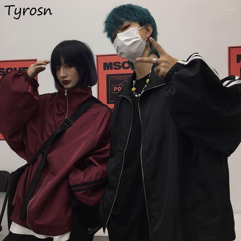 

Women's Jackets Women Loose Streetwear Unisex Korean Style Personality Simple Panelled Spliced Spring Stylish Leisure Students Daily, Black jackets