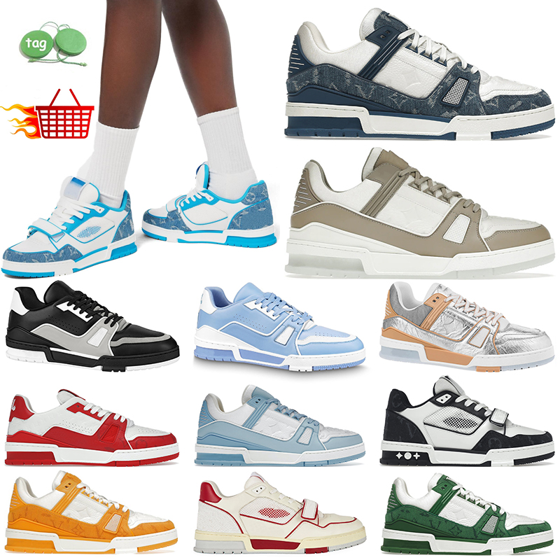 

Designer Virgil Casual Shoes Calfskin Leather men women Abloh Flat Sneaker Denim Canvas Shoe Embossed Trainer Triple White Black Green Red Blue UNC Low Sneakers 22SS, Washington wizards