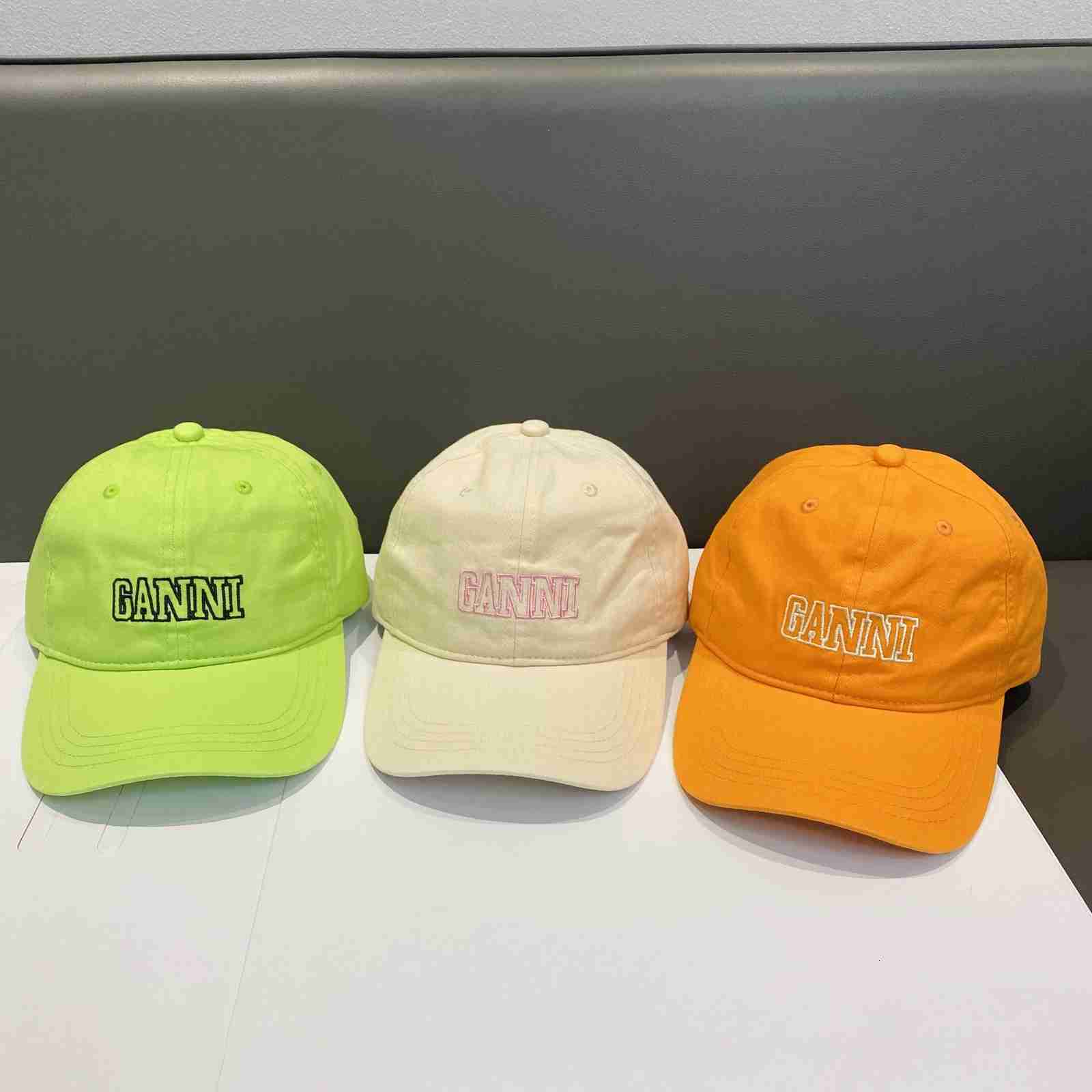 

Ball Caps Ganni Adjustable Couple Alphabet Washed Cotton Baseball Multi Color Spring and Summer Sun Visor Duck 230223O6YW, Black6