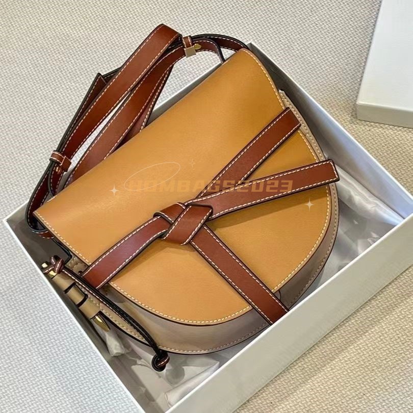 

womens shoulder handbag designer saddles bag highend real cowhide bow clamshell wallet fashion luxury alphabet broadband bag, White