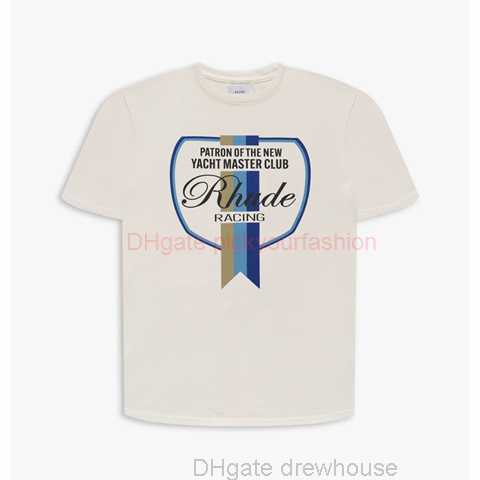 

Designer Fashion Clothing Tees Tshirt H8014#rhude Summer Flag Logo Printed Short Sleeve T-shirt Cotton Streetwear Tops Casual Sportswear Rock Hip hop for sale, White/h8014