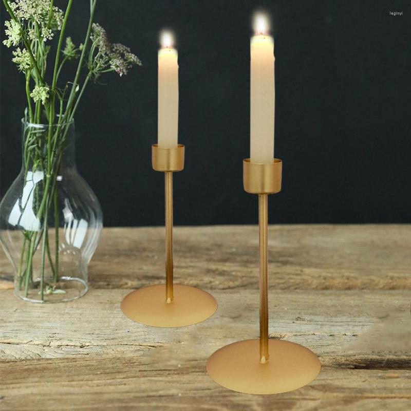 

Candle Holders 2pcs Candelabros Holder Creative Romance Decor Candlesticks Heat-resistance Christmas Supplies For Living Room Bedroom
