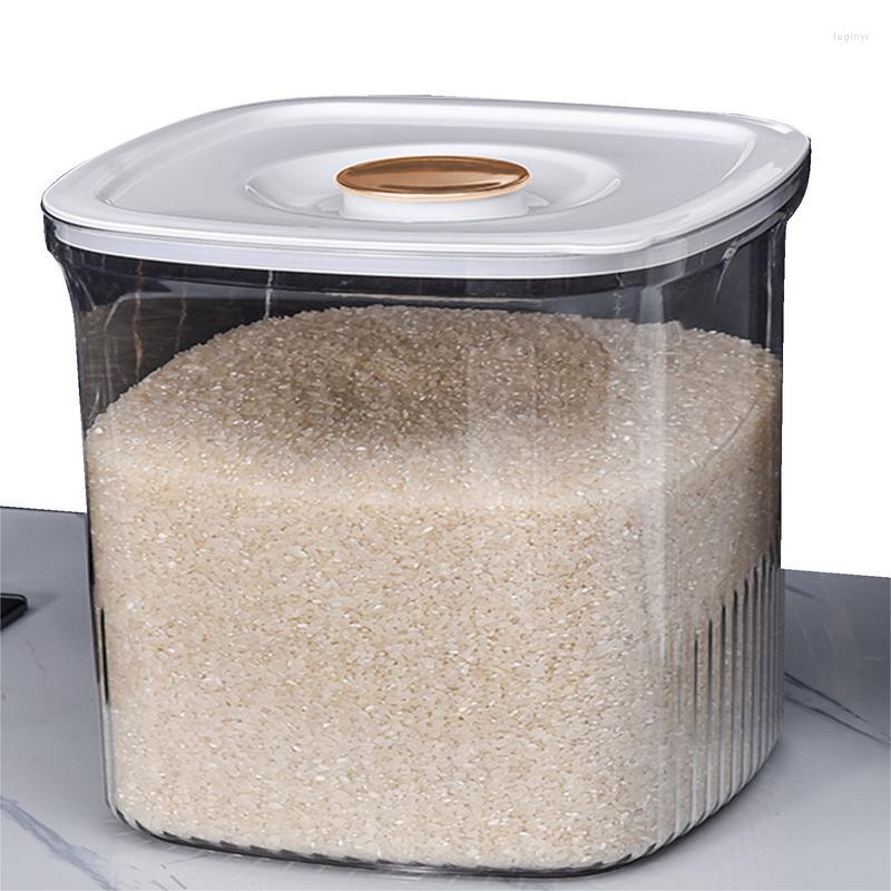 

Storage Bottles Rice Container Durable Food Dispenser Kitchen Organization Box For Pantry Organizer