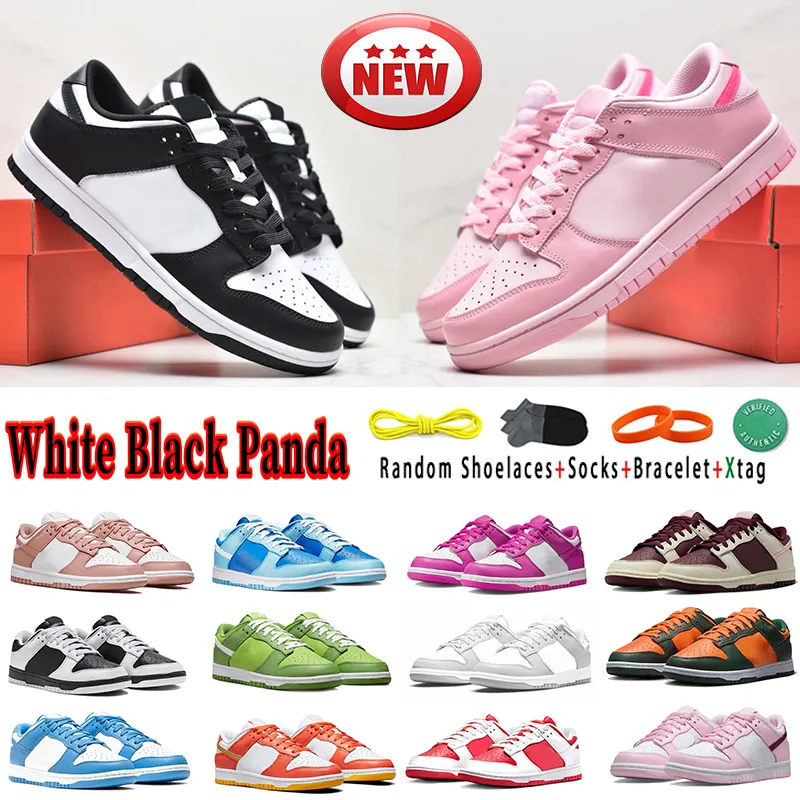

Designer panda dunkes low basketball shoes men women sneakers Chunky Dunky White Black Grey Fog Triple Pink UNC Rose Whisper Argon photon dust mens sneaker trainers, #03 valentine's day 1