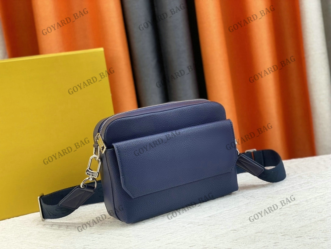 

FASTLINE Messenger Bag Luxurys Designer Mens Leather Shoulder Bags Business Briefcase Mans Designer Day Business Bag Daypack Purse Crossbody M22611 M22482