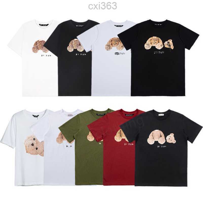 

Mens women T shirts Palms Designer Angle short sleeve Summer Fashion brand leisure tide Cottons Bear letter print Luxurys tops Clothing Size S-XLJJ5B