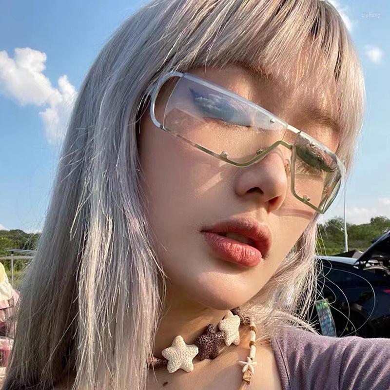 

Sunglasses Oval Y2K Women's Brand Designer Small Frame Sun Glasses Trend Outdoor Travel Eyewear UV400