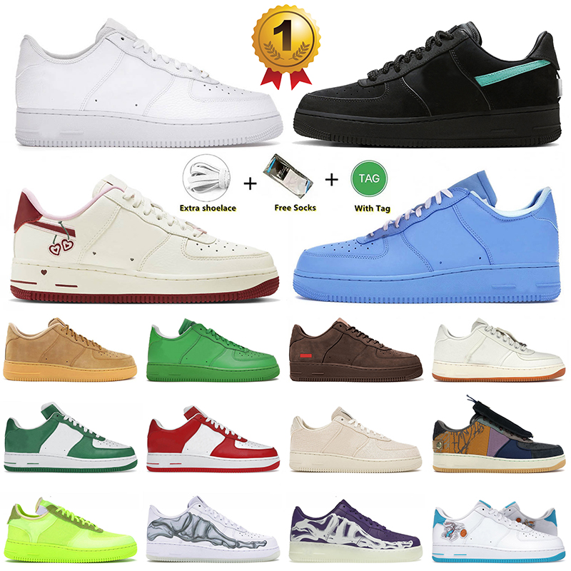 

Classic 1 OG Shoes Platform airforce 1 for mens women triple white af1 tiffany offs white unc valentine day wheat travis trainers sneakers outdoor jogging sport 36-47, 2 tiffany 36-45
