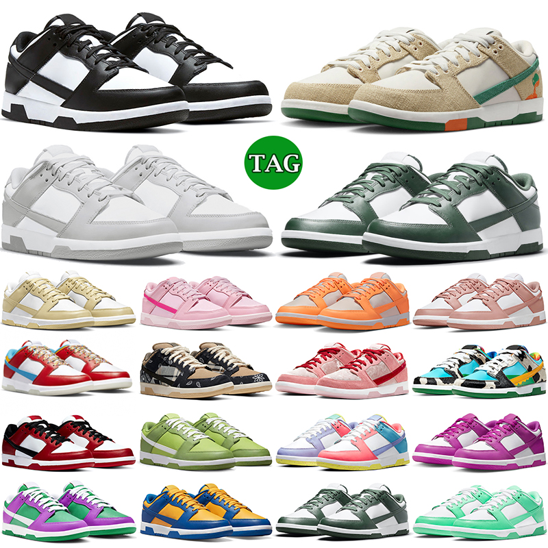 

Running shoes Panda Jarritos triple pink Grey Fog Syracuse Team Green University Blue walking jogging outdoors lows Men Women sports trainers, 20