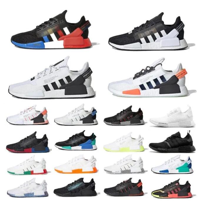 

wholesale Dazzle Camo Nmd R1 V2 Mens Running Shoe Aqua Tones Mexico City Metallic Core Black Munich Oreo Og Men Women for Japan Outdoor Trainers sneakers shoe nmds 36-45, 38