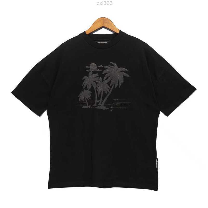 

NEW Designer PA T-Shirt Luxury Tees Print Palms T Shirts Mens Womens Angle Short Sleeve Casual Streetwear Tops Clothing Clothes2OMB