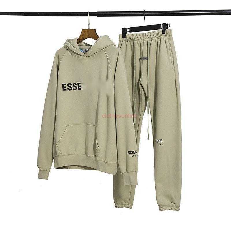 

High version men tracksuit hooded sweater pants two-piece ess designer hoodie sweatpants mens womens sportswear set fog sweatshirt, Shipping fee
