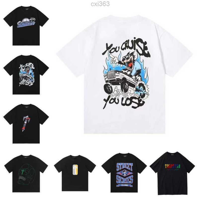 

Men' Designer New T-shirt Letter Driving dogs Print Tee Women' 2023SS Trendy loose T-shirt Trapstar brand tops High Street Short Sleeve Asia Size -3XLUMDF, 10