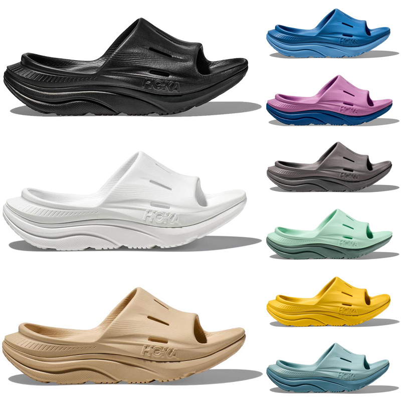 

Hoka one one Ora Recovery Slide 3 Designer sandal slipper sliders for men women sandals slide runners pantoufle mules mens slides slippers trainers sandles, #23 ocean bliss