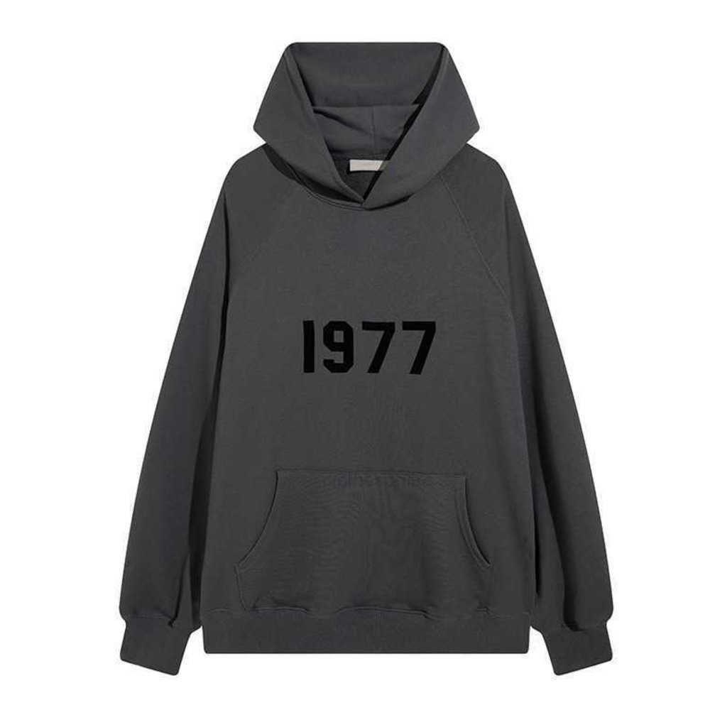 

mens Designer Hoodie Sweatshirts Hoodies Ess 1977 on Front Hooded for Man women Fog God of Multi Thread Flocking 1977 High Street Couple 38