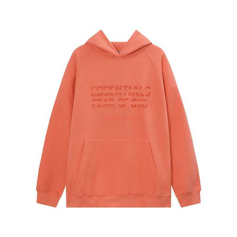 

FOG Designer Ess Warm Hooded Hoodies Mens Womens Fashion Streetwear Pullover Sweatshirts Loose Hoodies Lovers Tops Clothing, Shipping fee