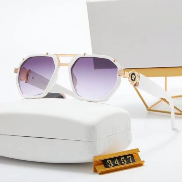 

Luxury white High quality sunglasses man women glasses mens Adumbral prevent scratch UV400 Goggle woman light proof anti UV polarized DHgate sunglasses womens