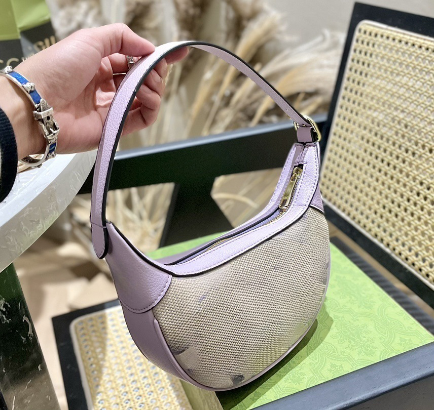

2023 Designer Classic Luxurys Macaron Colorway New Half Moon Underarm Bag